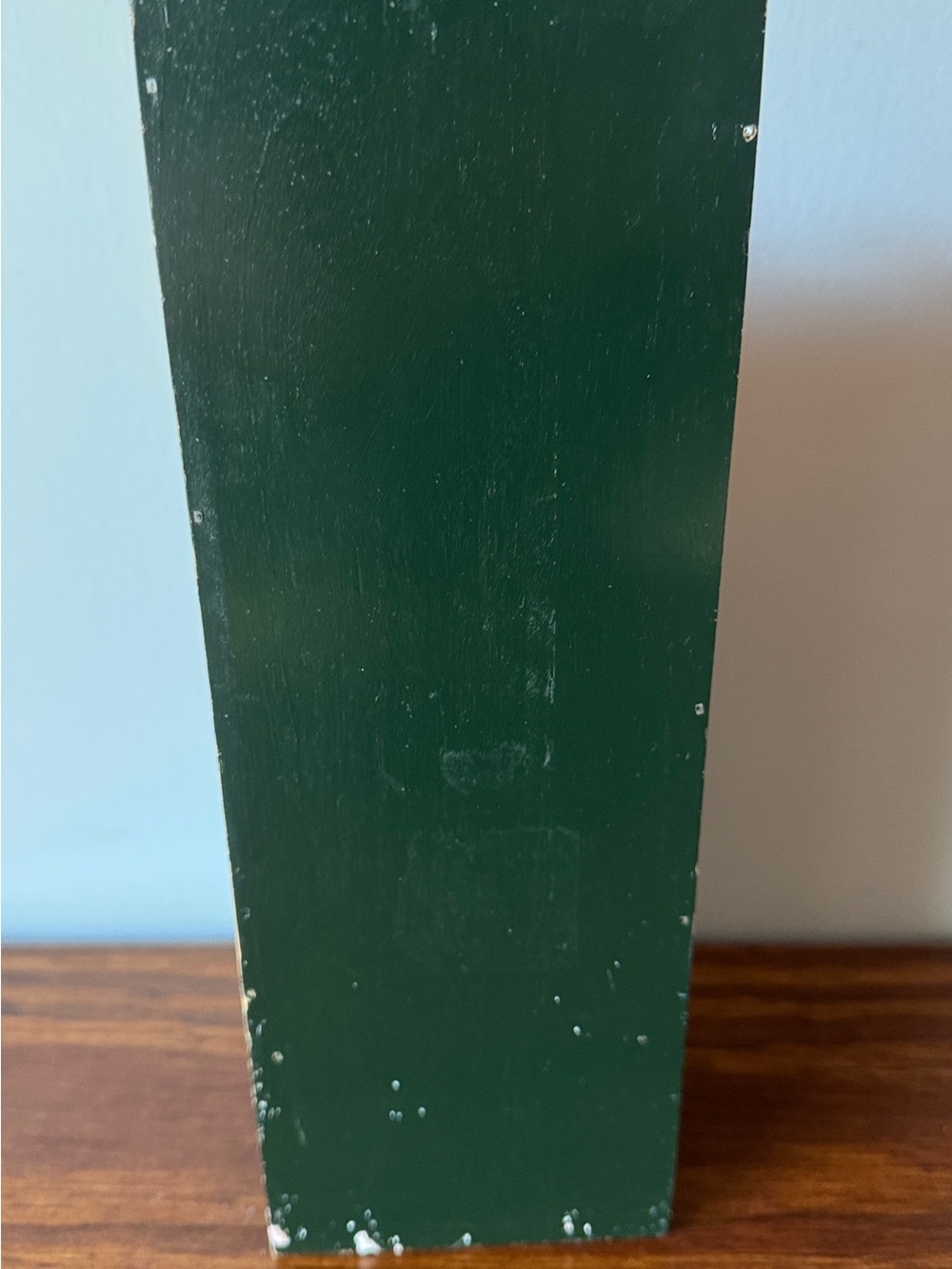 Rustic Distressed Wooden 5-Drawer Wall Organizer in Dark Green - 13”x4”x3” - Picture 10 of 10